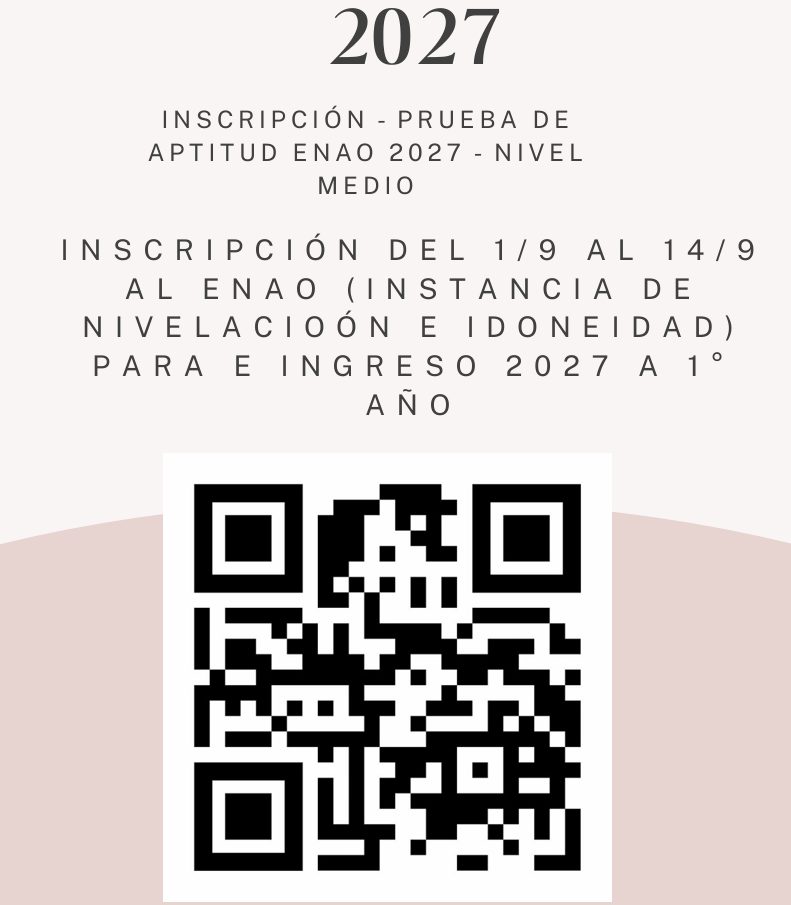 ESEA en Artes Visuales Manuel Belgrano – Secondary Division